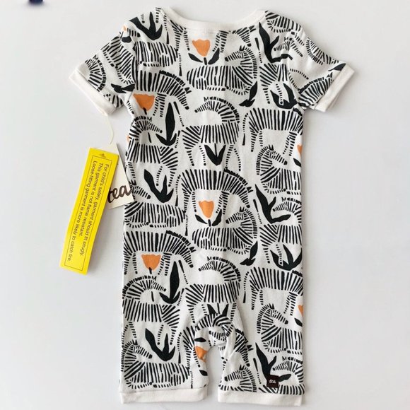 NWT Tea Collection Zipper Rockabye Baby Pajama 12-18 Months 18-24 Months - Picture 2 of 6